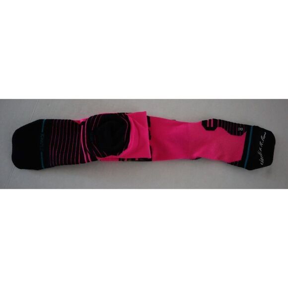 Stance A448C21CIN Unisex Sz M Neon Pink Cinelli RP Performance Crew Socks - Picture 4 of 6
